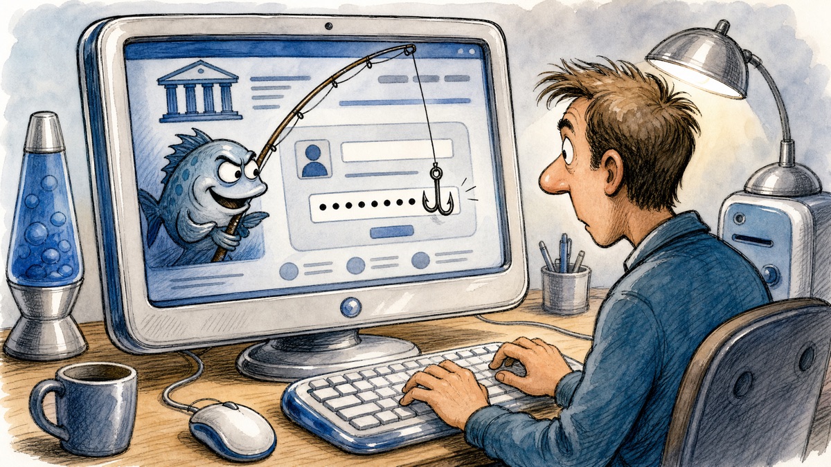 2000s phishing websites stealing bank passwords